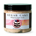 Nature Skin Shop Sugar Cake Whipped Sugar Scrub, 8oz Foaming Body Polish for Soft Skin