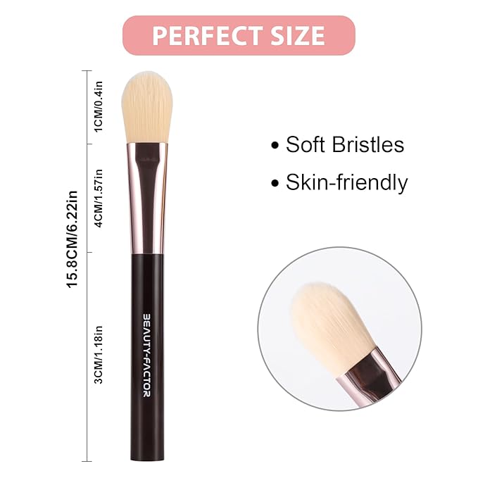 Facial Mask Application Brush，Soft Bristle Face Mask Applicator | Skincare Enhancer | Cosmetic Tools with Fiber Brush Head for Mud, Clay Mask, DIY, Gels, Modeling Mask, Body Lotion, and BB Cream
