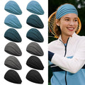 Fabric Headbands for Women, Sweat Bands Headbands for Sports, 12 Pieces