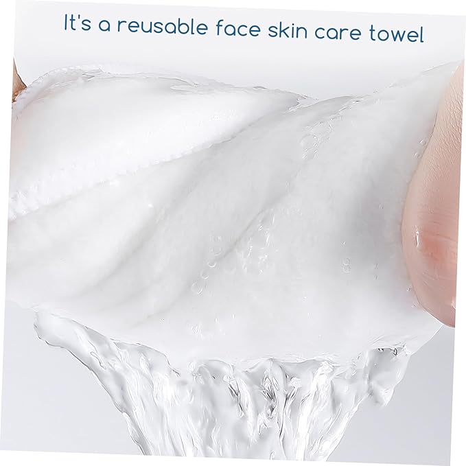FRCOLOR 2pcs Moisturizing Spa Facial Towel Hot Compress Towel for Face Beauty Care