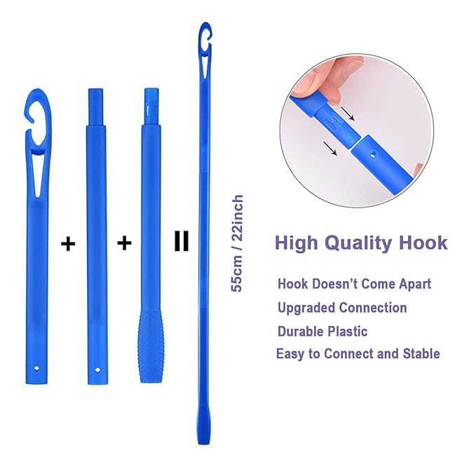 40pcs Heatless Spiral Hair Curlers for Long Hair - Heatless Curls Overnight 22inch Magic Hair Rollers No Heat Curlers for Women Kids