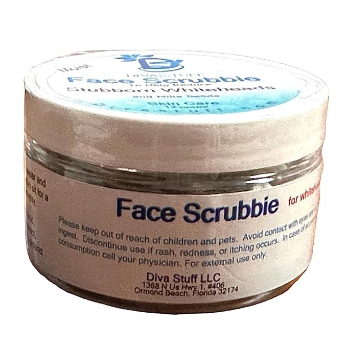 Face Scrubbies For Stubborn Whiteheads, Helps to Open Up Clogged Area, With Niacin and Salicyilc Acid