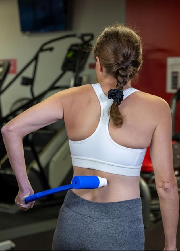 The "Original" Back Assist Roller Reacher. Compatible with Biofreeze and Most Pain Relief Roll on Brands. Helps You get to Those Hard to Reach Areas of The Body with This Lotion applicator.