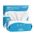 Face Towels, Disposable Biodegradable Clean Facial Towelette for Sensitive Skin, Lint- free Face Cloths for Makeup Remover, Ultra Soft Dry Wipes, Skincare Women Cleansing 240 Count
