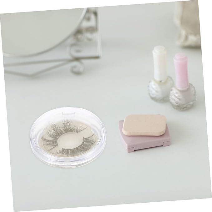 5Pcs Transparent Eyelash Storage Case Durable Plastic Eyelash Organizer Portable Lash Holder for Travel and Everyday Use Present for Women