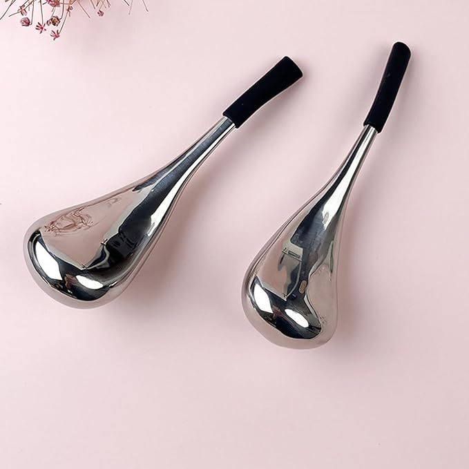 Dan&Dre Ice Globes, Stainless Steel Face Massage Tools for Reducing Puffiness and Wrinkles, with Cooling Effect for Skin Care and Beauty