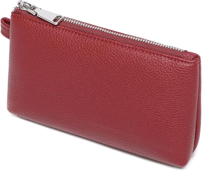 PU Leather Makeup Simple and Convenient Handbag Small Exquisite Storage Bag (Pu/Encore Red)