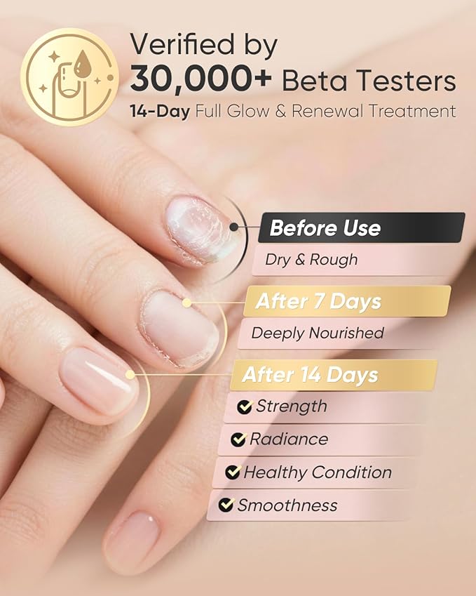 Velour Rosa Nail and Cuticle Oil - 100% Natural Plant-Based Treatment with Jojoba oil, Squalane & Vitamin E - Deep Hydration for Dry Damaged Nails & Cuticle - Non-Greasy, Rose Scent, 1.0 fl oz