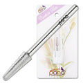 USA PANA Professional 3/32" Shank Size - Cone Shape Carbide Bit - Nail Drill Bit for Manicure Pedicure Tools Dremel Machine - Gold, Silver (Extra Fine, Silver)
