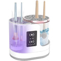 Electric Makeup Brush Cleaner & Dryer-Fast, Makeup Brush Cleaner Machine, 3 In 1 Efficient Brush Cleaning, Drying, and Sanitizing for Flawless, Hygienic Makeup Application