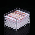 6 Layers Acrylic Nail Storage Organizer, Cosmetic Makeup Container Box, Clear Case Cabinet Display Used for Nail Storage and Nail Salons (6 Layers)