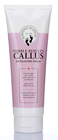 Heavy Duty Foot Care Scrub & Moisturizer Cream For Calluses, Dead Skin, Tough Heels, Cracked Heels, & Rough Spots On Feet, Skin Care For Feet, Large 8 Fl Oz (Exfoliating Foot Cream)