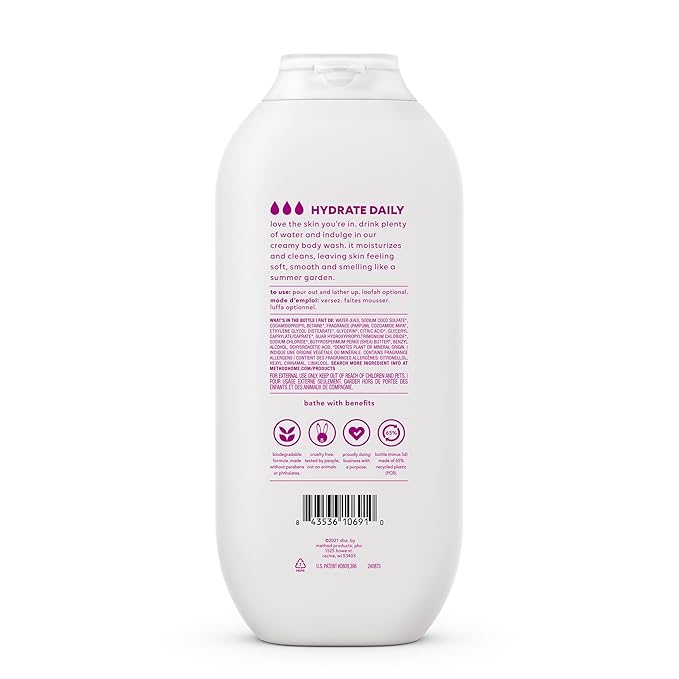 Method Body Wash, Magnolia, Paraben and Phthalate Free, 18 oz (Pack of 1)