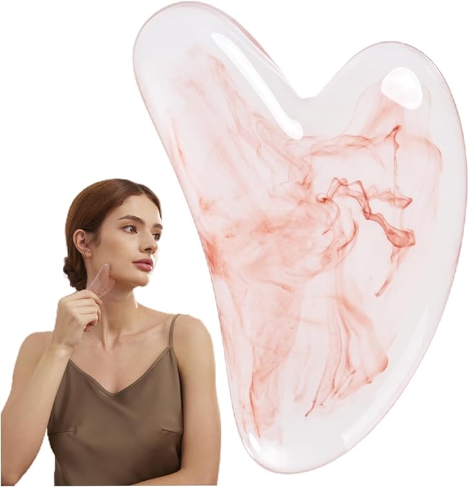 Gua Sha Tool for Face &Body,Gua Sha Sculpting Tool,Jawline Shaper Lymphatic Drainage Brush,Scalp Massage Tool&Head Scratcher,Face massagerProp 65 Tested