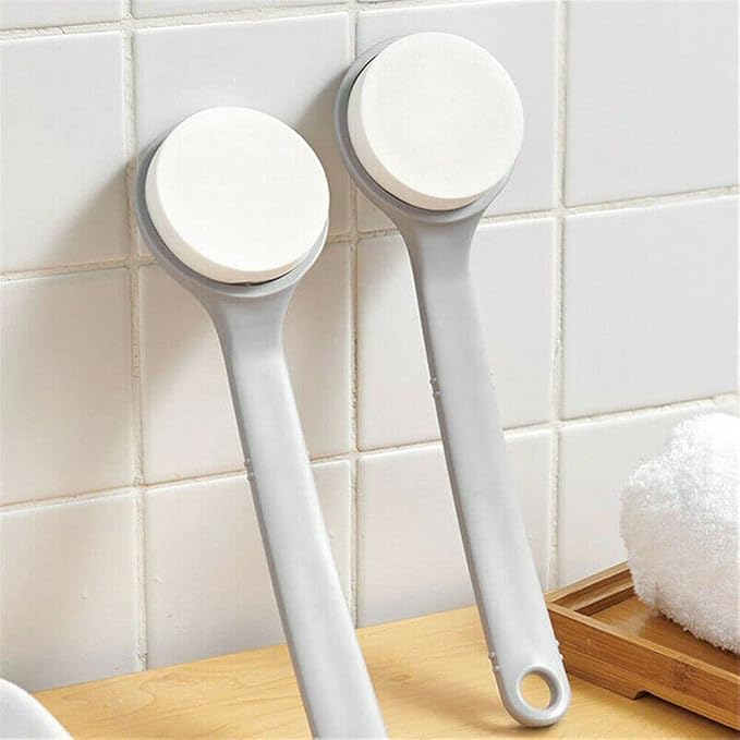 Exfoliating Brush Lotion Self Applicator Aid Shower Scrubber Sponge Bath Back Brush Long Handle