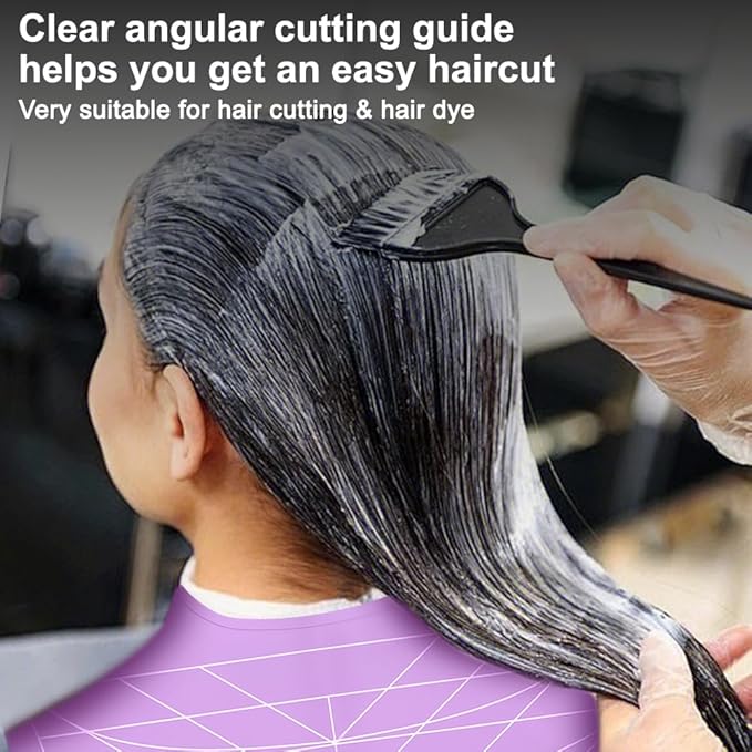 Silicone Hair Cutting Guide Collar - Waterproof Cutting Mat for Hair Stylist - Hair Cutting Cape