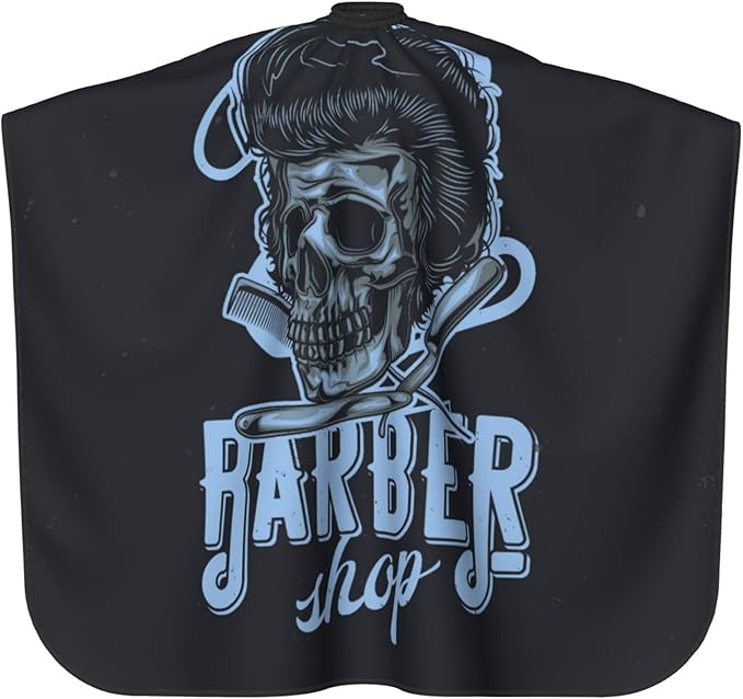 Adult Barber Cape, Professional Salon Haircut Capes, Haircut Kit Hairdressing Apron for Home Salon Barbershop