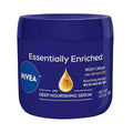 NIVEA Essentially Enriched Body Cream for Very Dry Skin with Almond Oil and Deep Nourishing Serum, 48-Hour Body Moisturizer, 13.5 Oz Jar