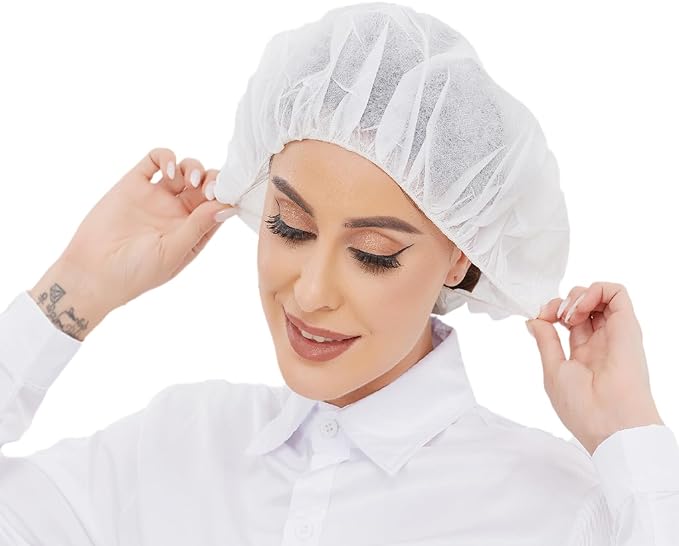 ZMDREAM Hair Nets Disposable Bouffant Cap for Food Service Beauty Latex Free