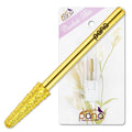 USA PANA Professional 3/32" Shank Size - Cone Shape Carbide Bit - Nail Drill Bit for Manicure Pedicure Tools Dremel Machine - Gold, Silver (Extra Coarse, Gold)