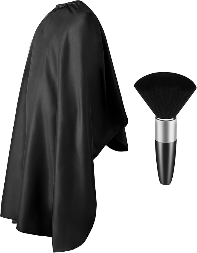 ULG Professional Hair Cutting Cape with Neck Duster Brush Waterproof Extra Large Size Salon Barber Cape Haircut Cape for Men