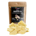 Natural Cocoa Butter Chunks - Organic & Raw Unrefined Body Moisturizer for Sensitive Skin, Anti-Aging, Scars & Eczema Relief - Premium Raw Butter From Ghana (1 LBs)