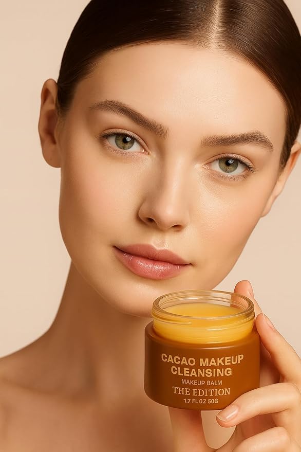The Edition CACAO, Makeup Balm, Face Cleanser, Makeup Remover & Cleansing Balm – Gentle Face Makeup Cleanser for Waterproof Makeup, Hydrating Skincare for All Skin Types, 50g (CACAO)