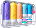 19pack Travel Bottles for Toiletries, TSA Approved Silicone Size Containers for toiletries, Refillable & Leakproof Travel shampoo and conditioner bottles