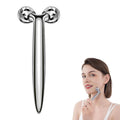 Metal Facial Roller Massager, 3D Cooling Face Massage Tool for Reduce Puffiness, Remove Eye Wrinkles, Face Lifting, Increase Firmness, Anti-Aging, Skin Tightening