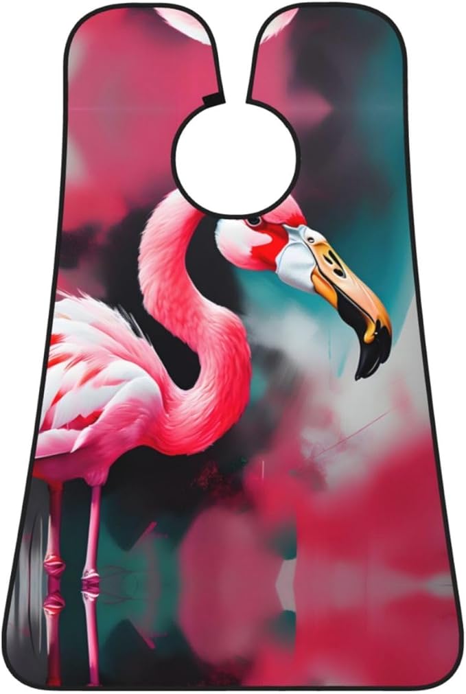 Pinks Cotton Candy Print Beard Bib Shaving Apron, Beard Hair Trimming Cape Gift For Dad