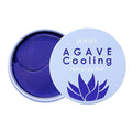 Petitfee Agave Cooling Hydrogel Eye Mask 60ea (30pairs) - Quick Calming Eye Patches with Blue Energy Complex, Agave, Blueberry, Eggplant, Caffeine Extracts, Moisturizing, Soothing Eye Care