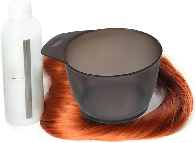 Mikinona 6pcs Stackable Hair Dye Bowls Plastic Mixing and Tinting Bowls for Hair Coloring Home and Salon Use and Versatile Dye Application Tools