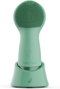 Nautica PC130 Sonic Facial Cleansing Brush Made with Ultra Hygienic Soft Silicone, Waterproof and Rechargeable Face Scrub Brush for Men & Women - (Pond)