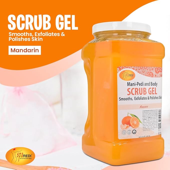SPA REDI Professional Foot Treatment | Holistic Exfoliating Pedicure Solution for True Skin Rebirth | Visibly Smooth, Deeply Hydrated Feet & Elevated Client Satisfaction (Gallon)