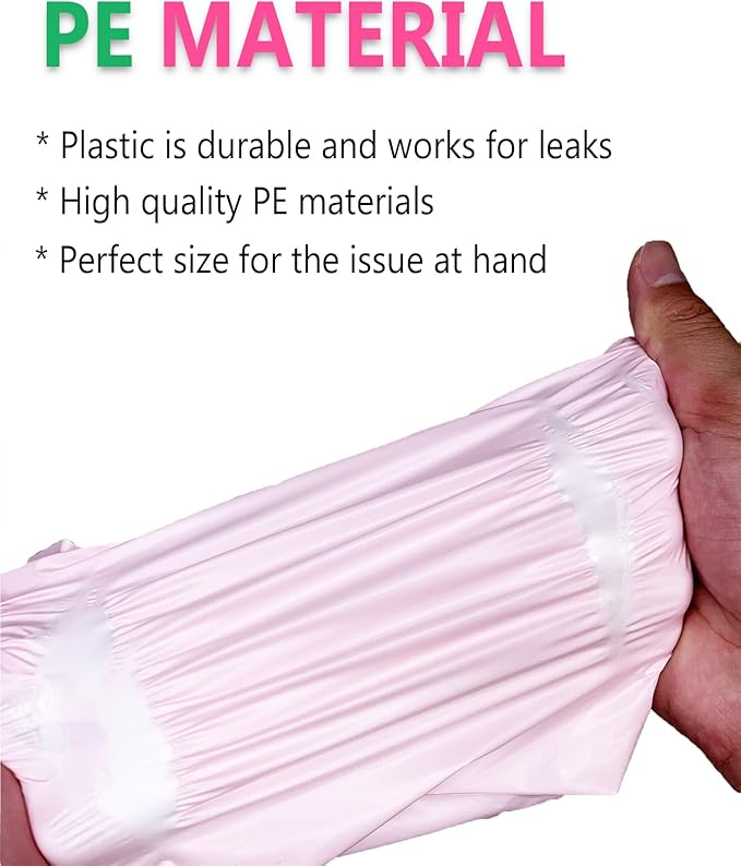 Sanitary Napkin Disposal Bags - Block Odors, Great Adhesion, Perfect Size - Feminine Hygiene Disposal Bags for Tampons and Pads Pink 100Pcs