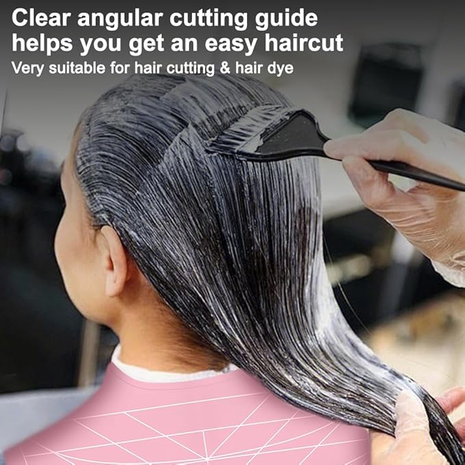 Silicone Hair Cutting Guide Collar - Waterproof Cutting Mat for Hair Stylist - Hair Cutting Cape
