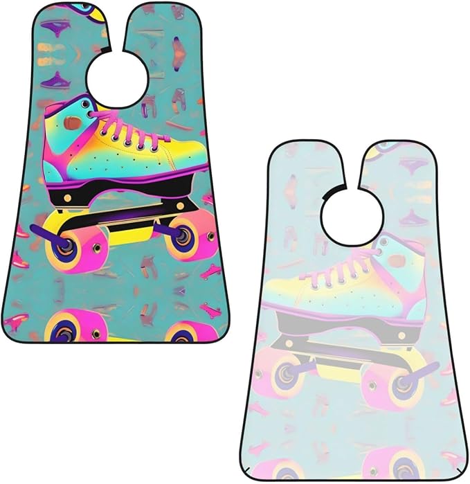 Pansy Perfection Print Beard Bib Shaving Apron, Beard Hair Trimming Cape Gift For Dad