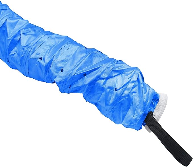 Hair Dryer Bonnet Attachment for Hair Styling and Drying at Home, Soft Adjustable - Blue