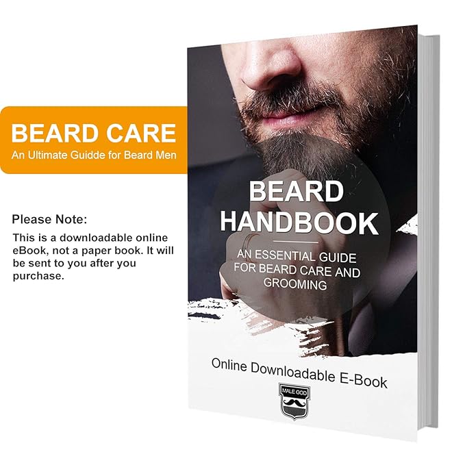 MALE GOD Beard Kit w/Natural Ingredients Beard Oil & Balm, Men's Care & Grooming Set w/Beard Brush & Comb, Anniversary | Birthday Gifts for Men, Him, Husband, Boyfriend, Dad