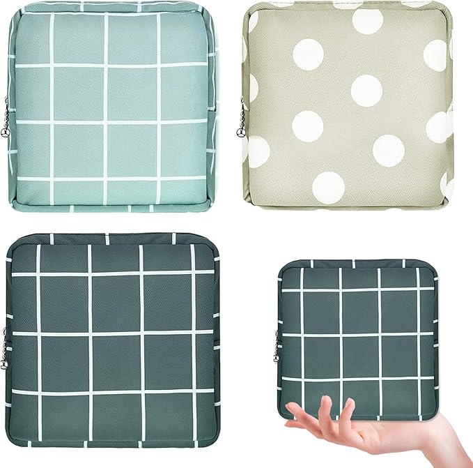 3pcs Period Bag,Period Pouch,Sanitary Napkin Storage Bag, Portable Reusable Menstrual Pads Bags,Tampon Storage Pouch for Women Teen Girls,pad Bag,Feminine Care,tampons Holder for Purse