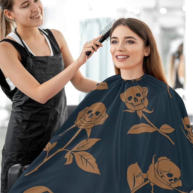 visesunny Professional Barber Cape Polyester Hair Cutting Salon Cape Apron Anti-Static Beard Bib Grooming Apron
