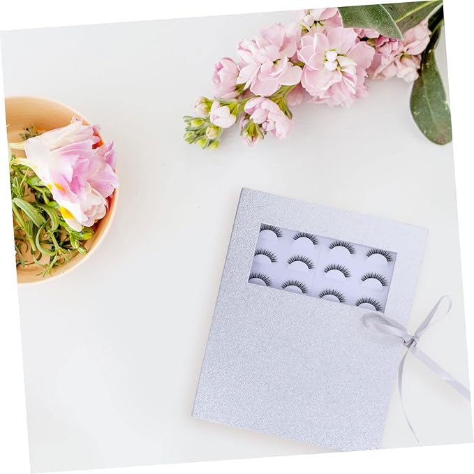 Empty Eyelash Organizer Box with Tray Lightweight and Durable False Eyelash Storage Case with Transparent Window for Easy Viewing for Travel Office and Gatherings Capacity