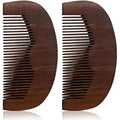 Beard & Mustache Wood Comb - Ideal for Oils and Balms, Anti-Static for All Beard Types, Pocket-Sized
