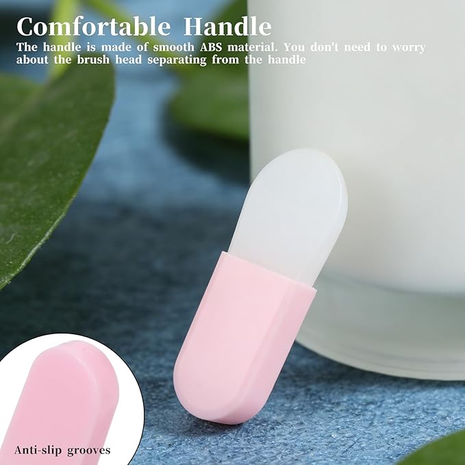 3 Pcs Silicone Face Mask Applicator Face Mask Applicator Brushes Silicone Makeup Brush Mini Makeup Spatula Brush Set Mini Clay Applicators Portable Beauty Tools Set for Cosmetic Masks Eye Cream