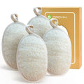 Natural Loofah Exfoliating Body Scrubber, Made with Natural Shower Loofah Sponge for Men and Women’s SPA (Pack of 4)
