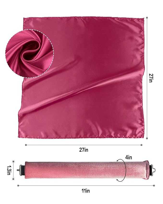 Heatless Curls Overnight with Satin Head Scarf, Velvet Hair Rollers for Blowout Look, No Heat Curling Rod for Long Thick Hair, Soft Sleep In Flexi Rods