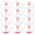 Dove Lotion, Beauty Cream - Light, Fast-Absorbing Face and Body Cream for Normal to Dry Skin, 24-Hour Moisture, Travel Size, 2.53 Fl Oz. (Pack of 12)