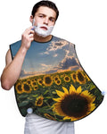 Underwater Scenery Print Beard Bib Shaving Apron, Beard Hair Trimming Cape Gift For Dad