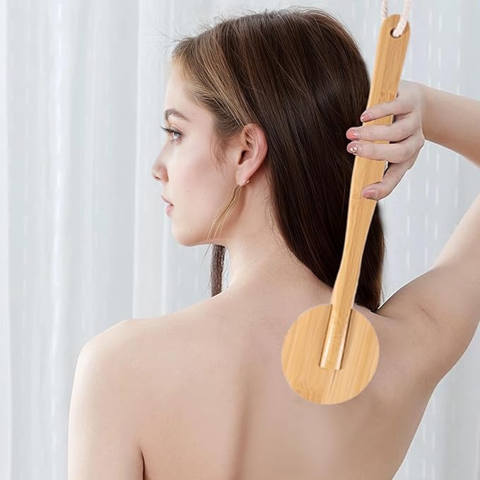 Long Handle Self Tanner Brush, Detachable Back Tanning Applicator for Body and Face, Multipurpose Back Brush Applicator for Fake Tan, Foundation, Lotion, Makeup, Cream, and Sunscreen