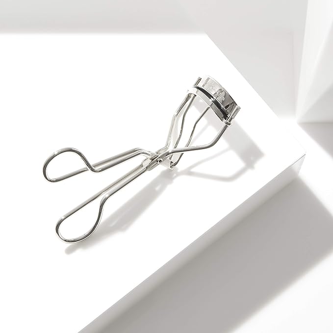 Tweezerman Classic Eyelash Curler with Refill Pads - Makeup Eyelash Tool for All Eye Shapes
